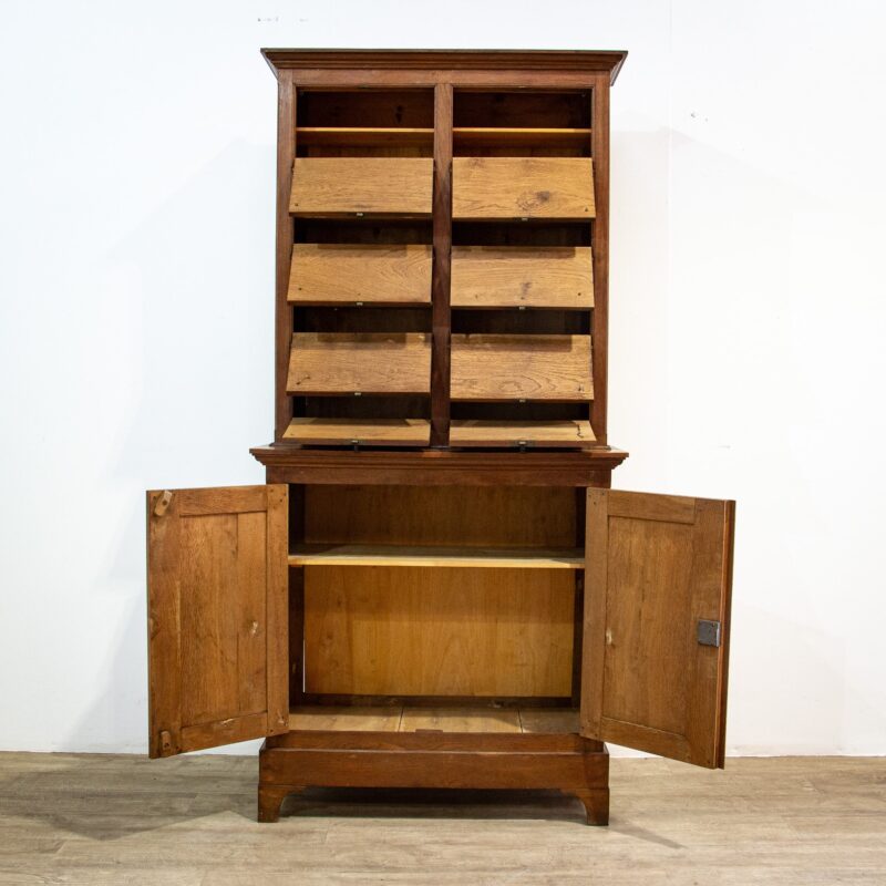 French Early 20th Century Ash Rent Cupboard