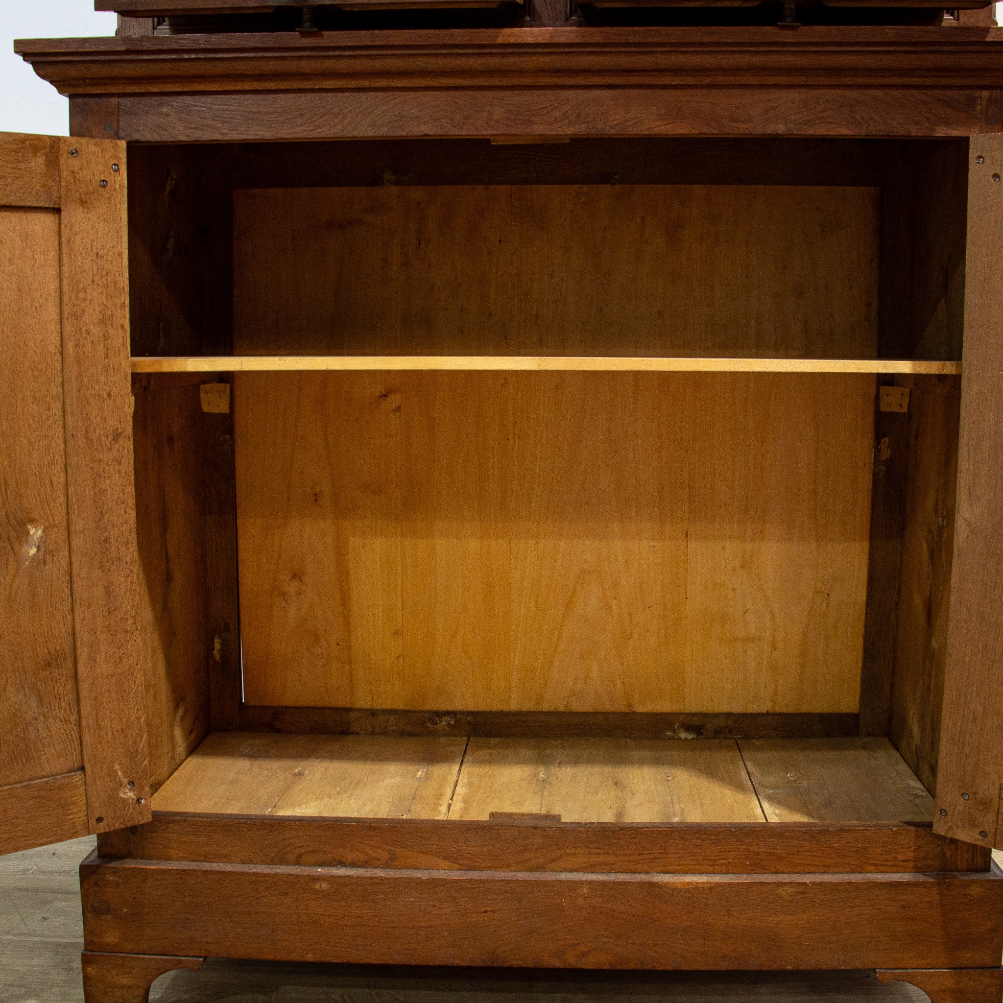 French Early 20th Century Ash Rent Cupboard