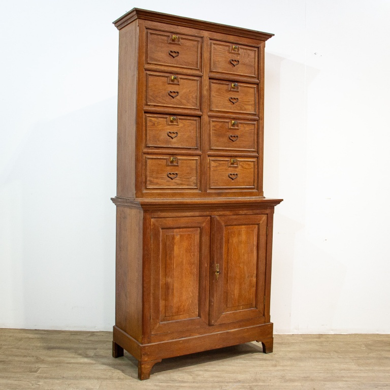 French Early 20th Century Ash Rent Cupboard - Image 8
