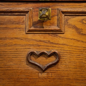 French Early 20th Century Ash Rent Cupboard