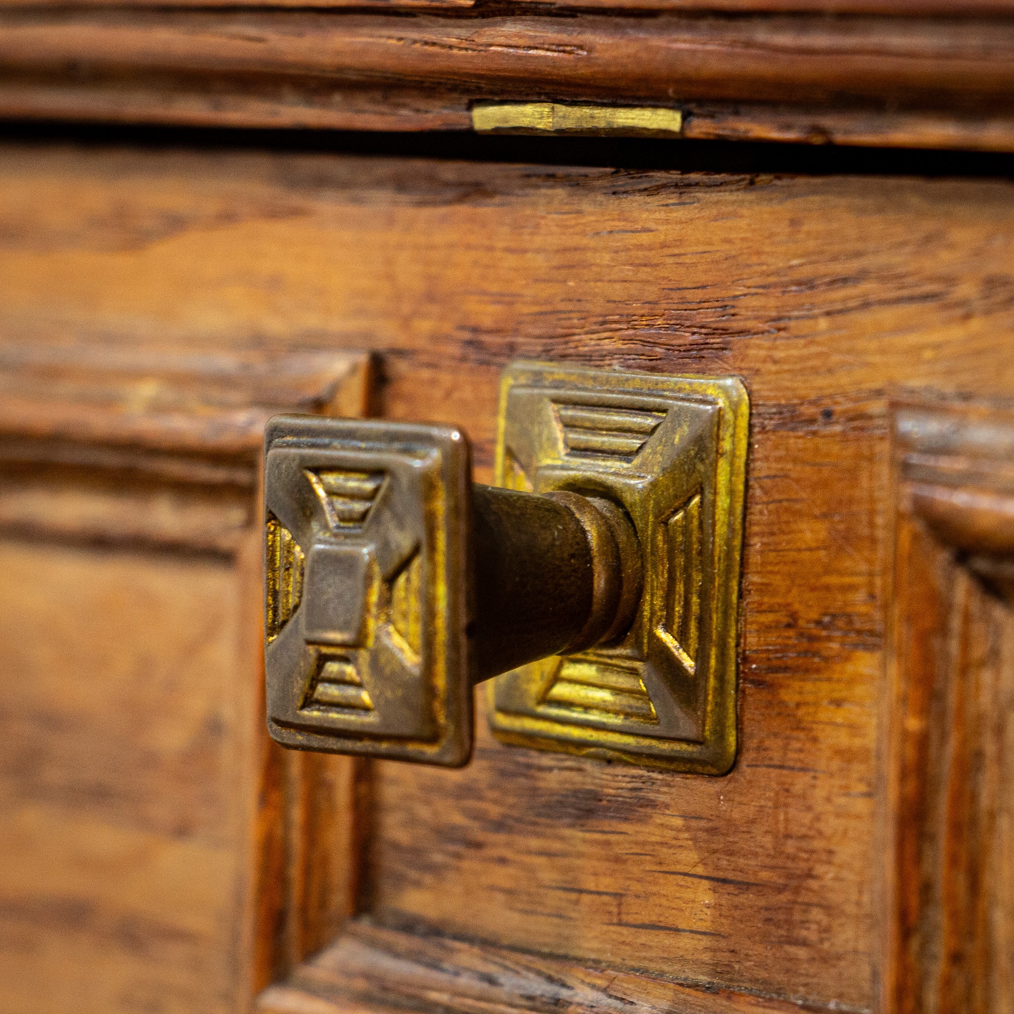 French Early 20th Century Ash Rent Cupboard
