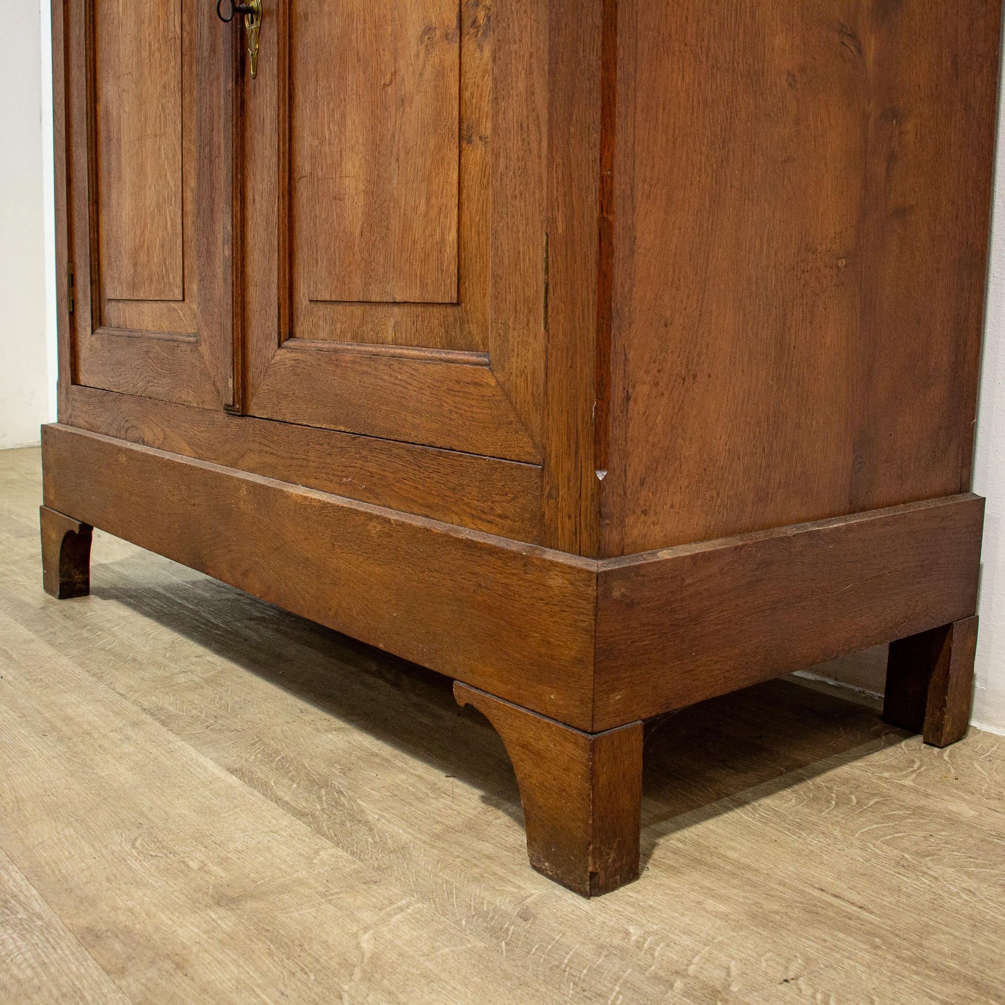 French Early 20th Century Ash Rent Cupboard