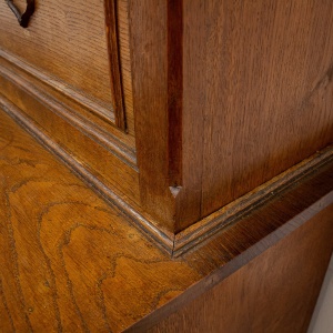 French Early 20th Century Ash Rent Cupboard