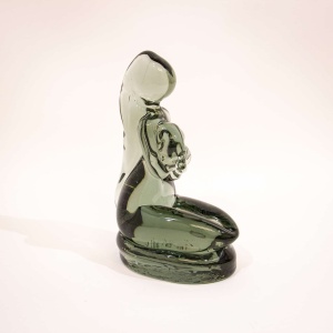 Ermanno Nason Female Glass Sculpture