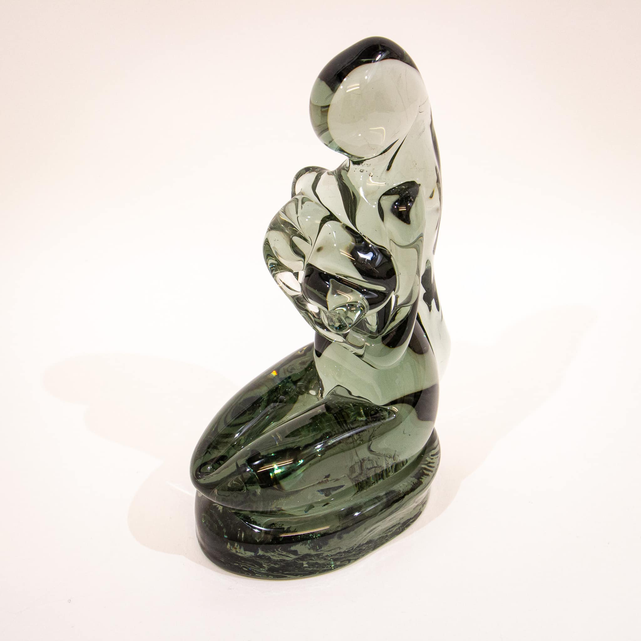Ermanno Nason Female Glass Sculpture