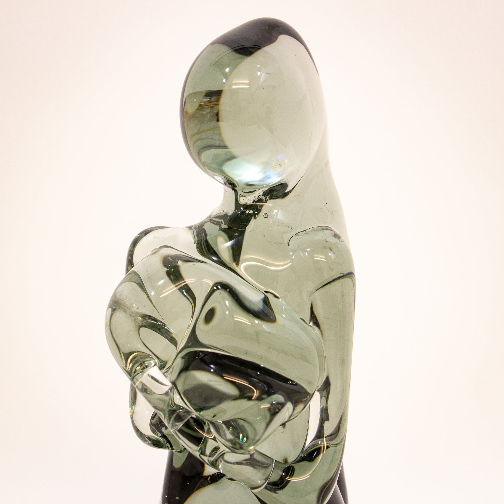 Ermanno Nason Female Glass Sculpture
