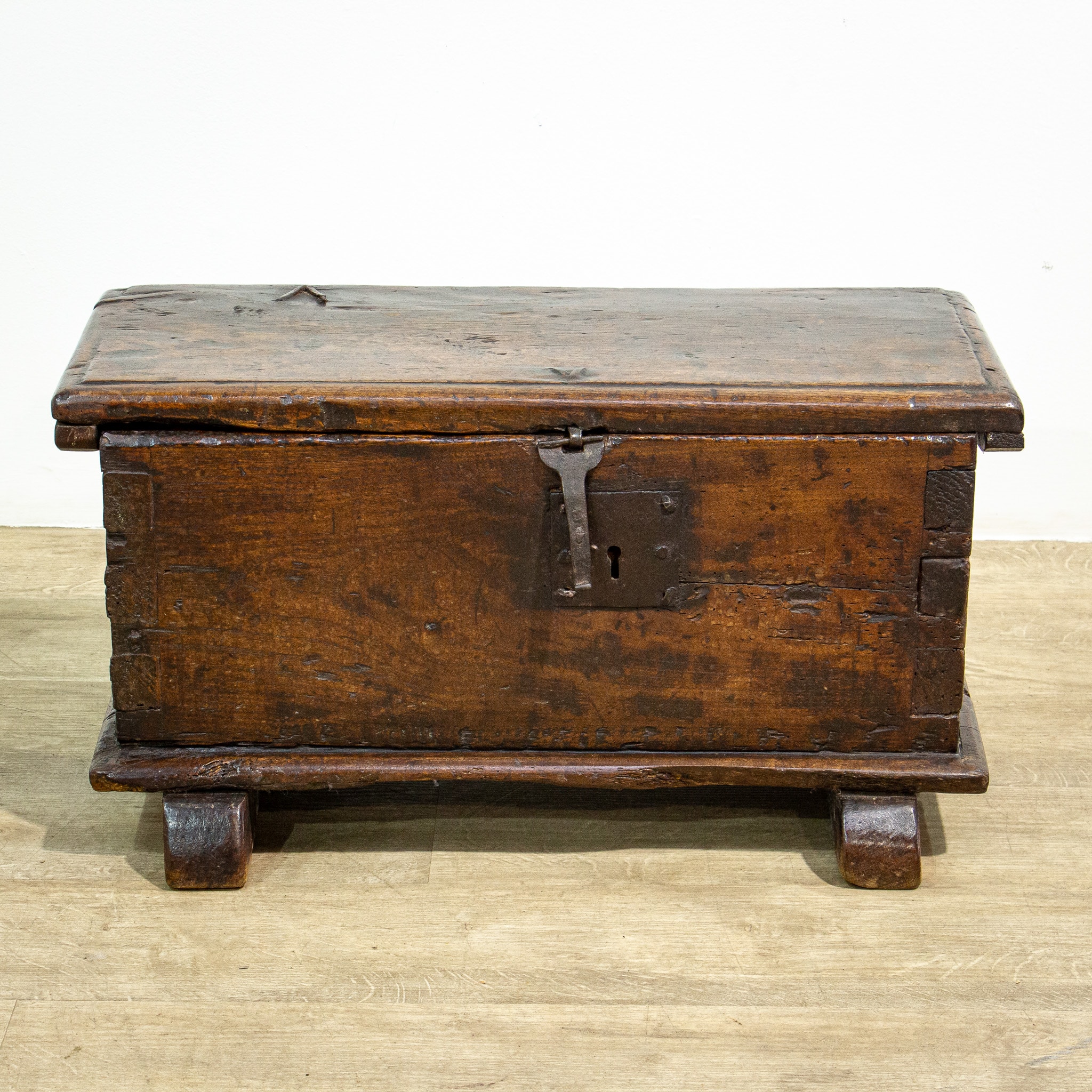 Small 18th Century Coffer in Excellent Original Condition