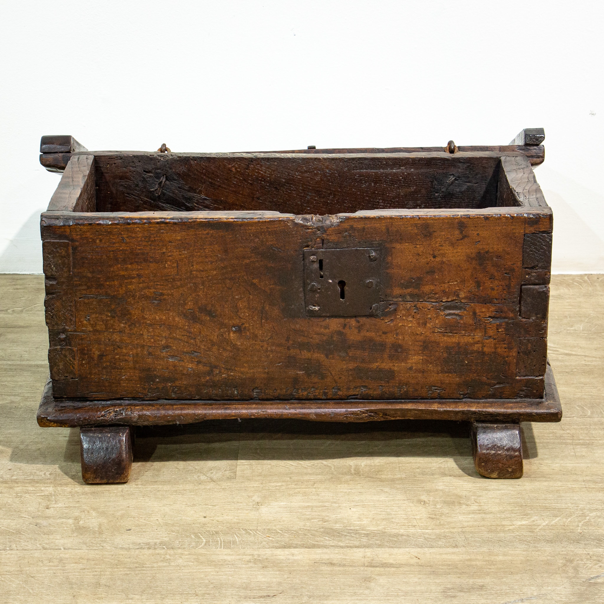 Small 18th Century Coffer in Excellent Original Condition