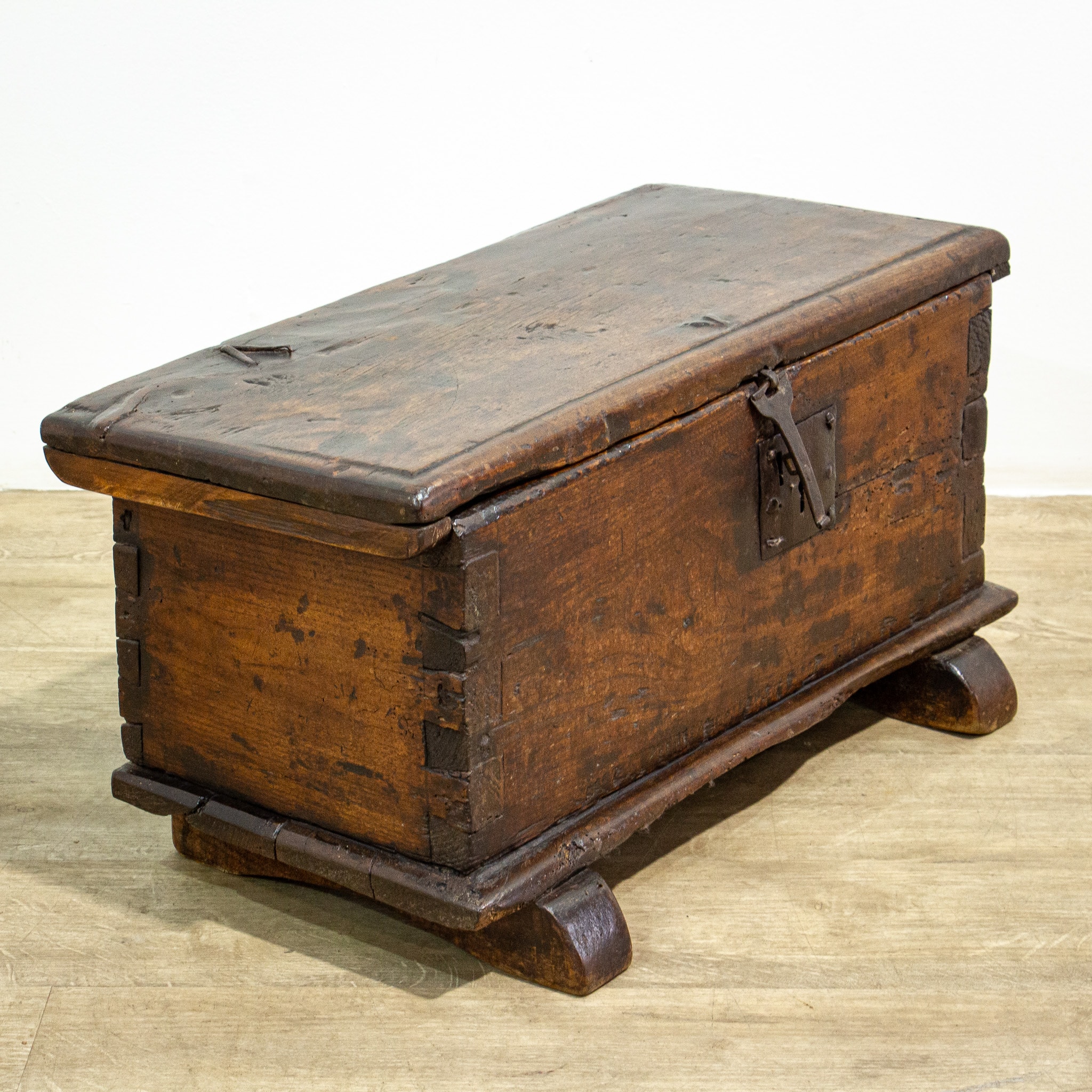 Small 18th Century Coffer in Excellent Original Condition