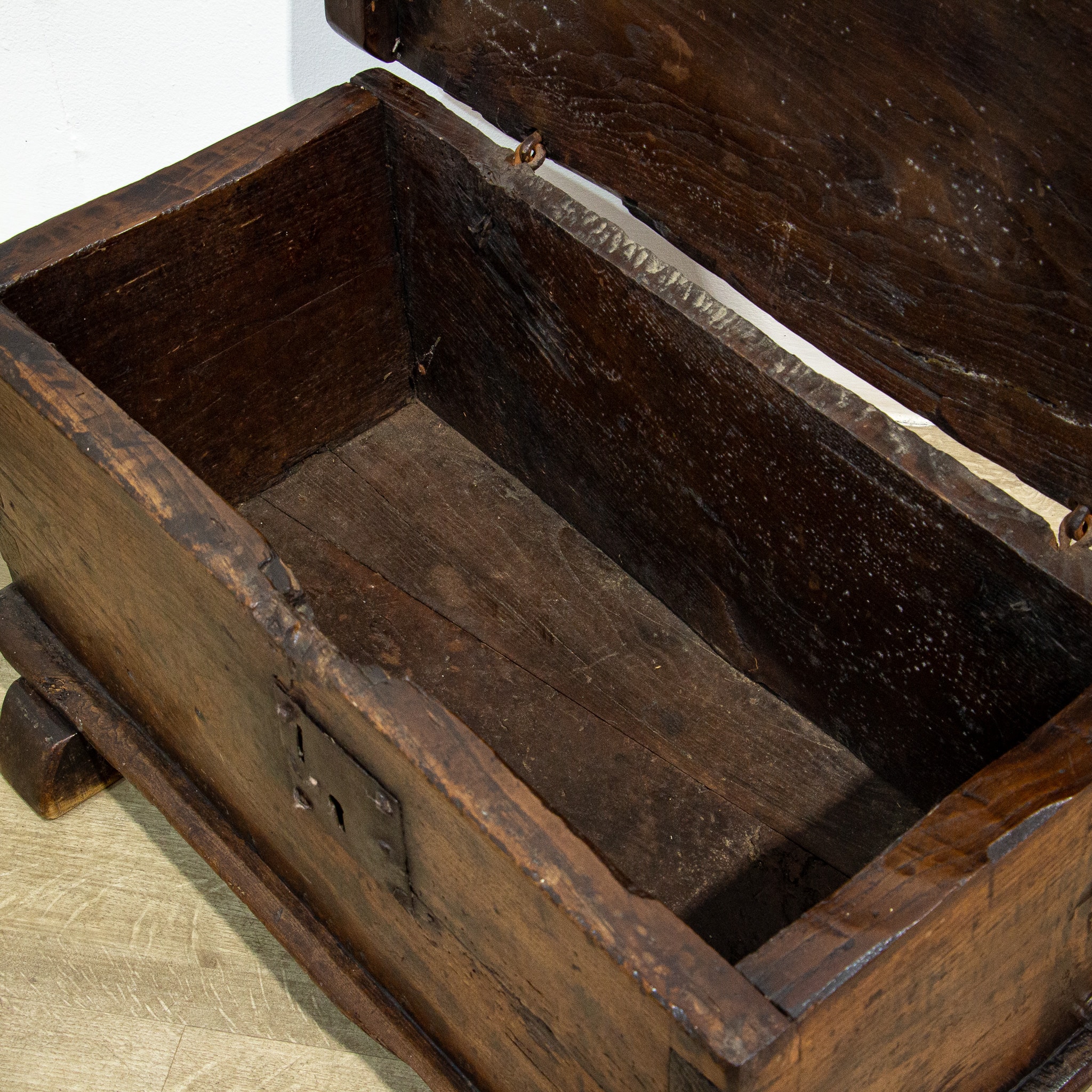 Small 18th Century Coffer in Excellent Original Condition
