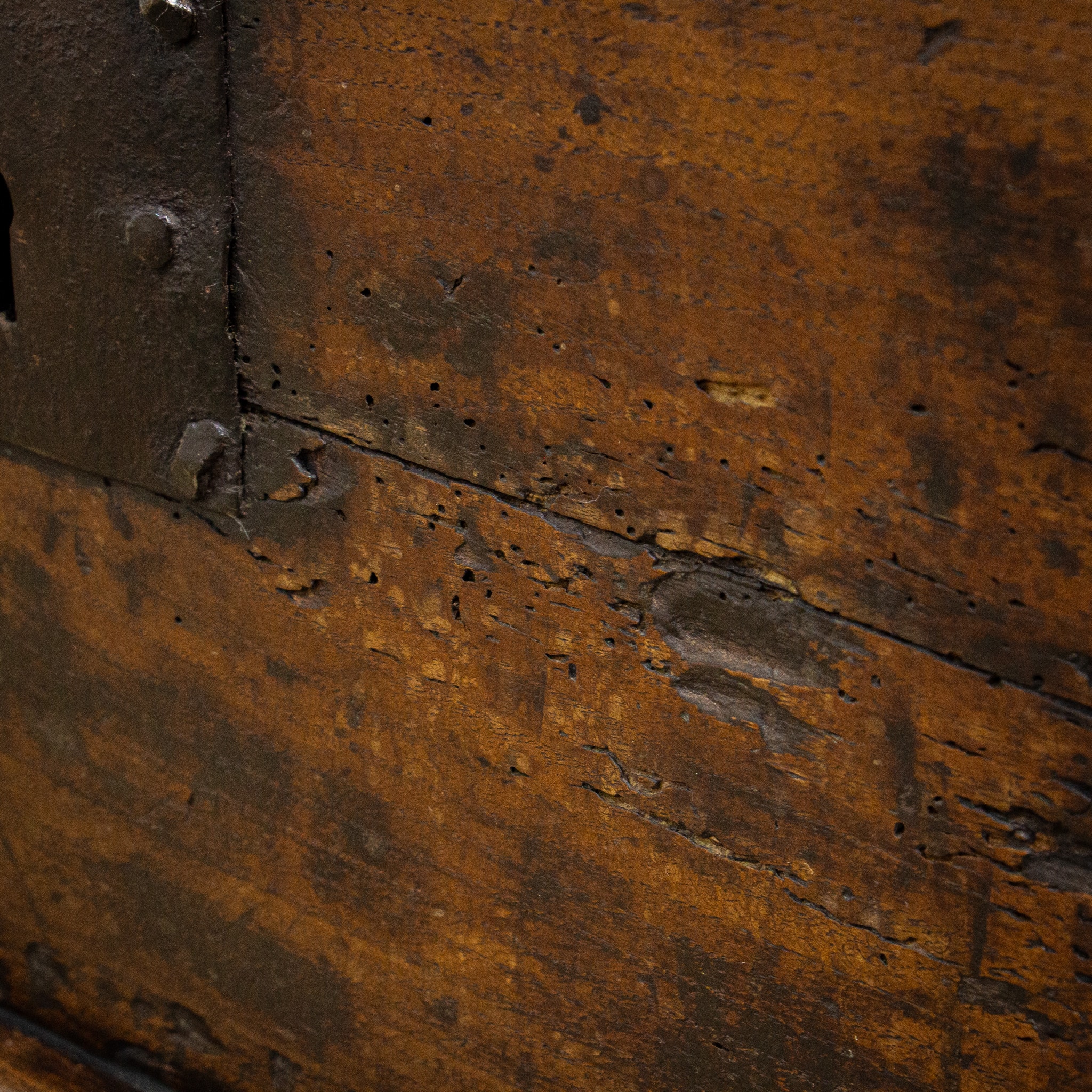 Small 18th Century Coffer in Excellent Original Condition
