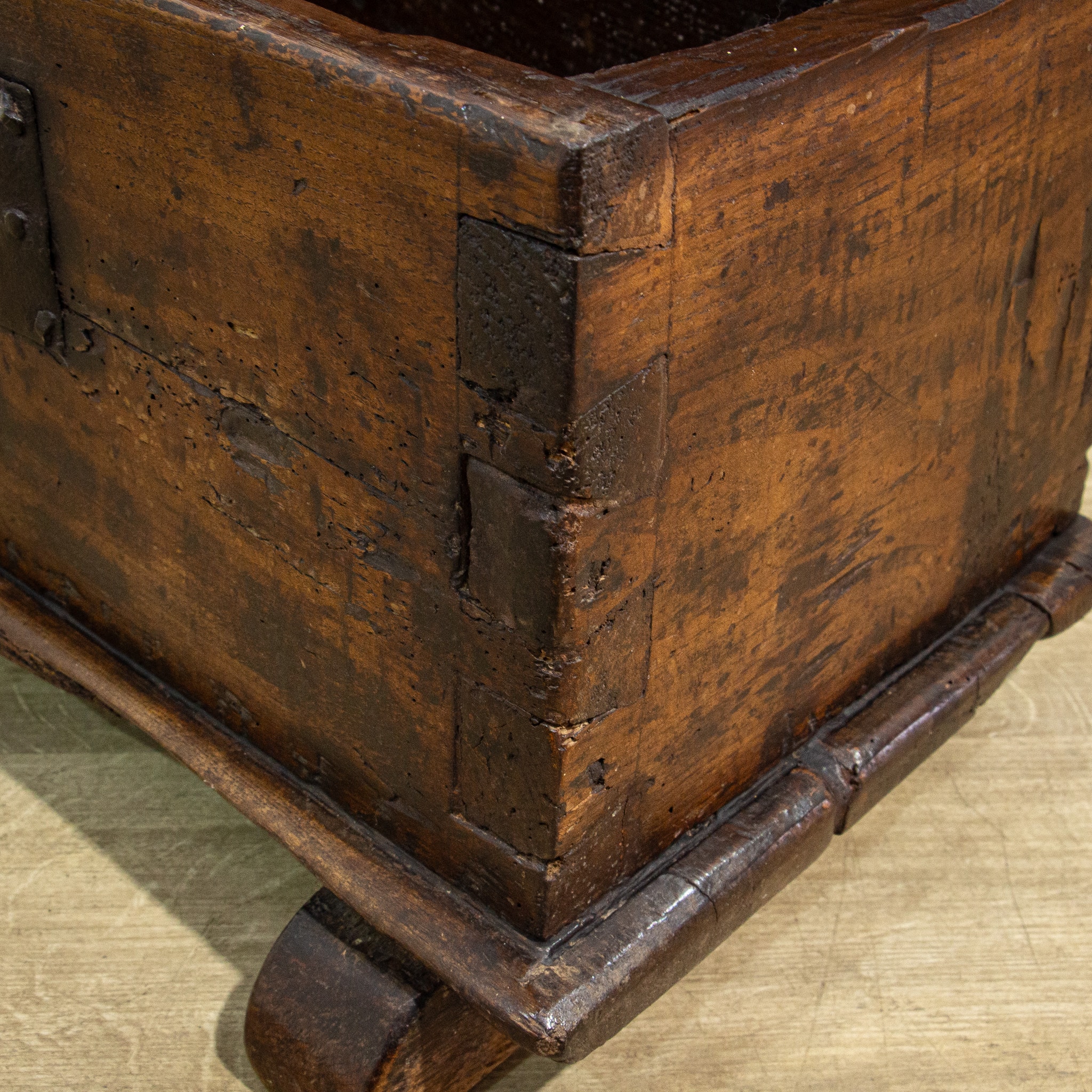 Small 18th Century Coffer in Excellent Original Condition