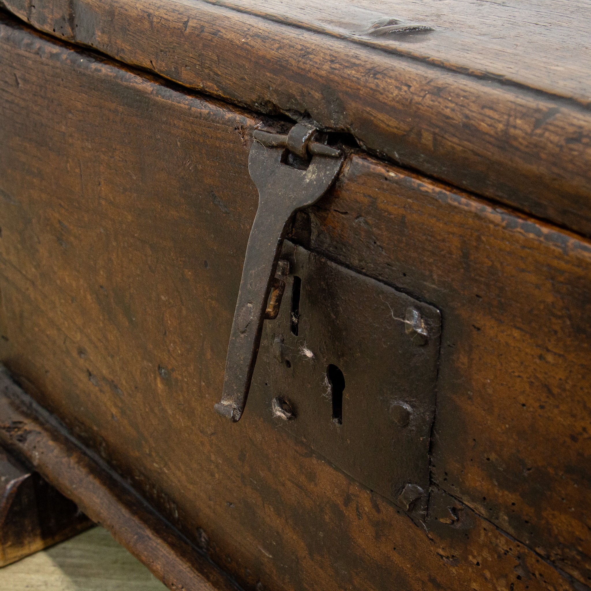 Small 18th Century Coffer in Excellent Original Condition