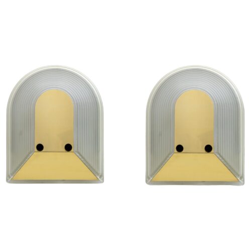 Pair of Modern Italian Sconces Tesi by Roberto Fiorato for Prisma, 80s