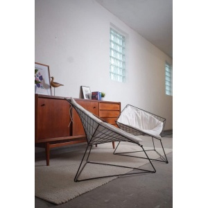 2 x OTI chairs and table Gammelgaard Diamond