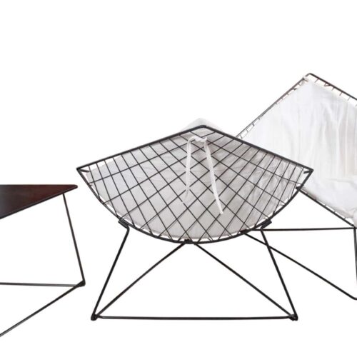 2 x OTI chairs and table Gammelgaard Diamond