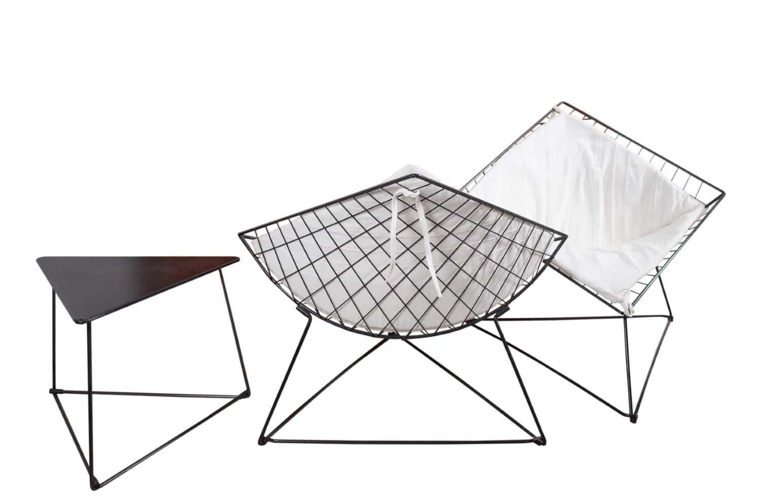 2 x OTI chairs and table Gammelgaard Diamond