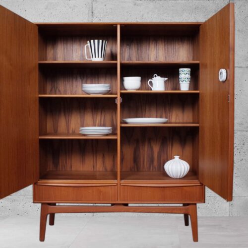 Knudsen Madsen Danish teak highboard