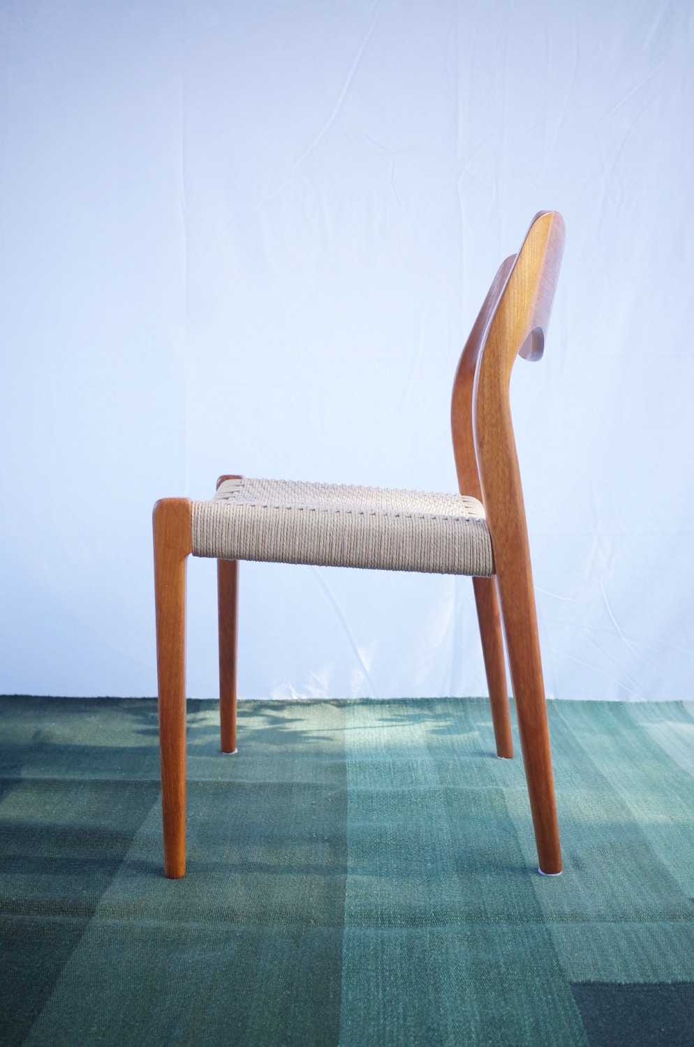 4 x Danish teak chairs Niels O.Møller model 71
