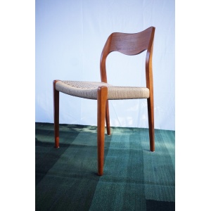 4 x Danish teak chairs Niels O.Møller model 71
