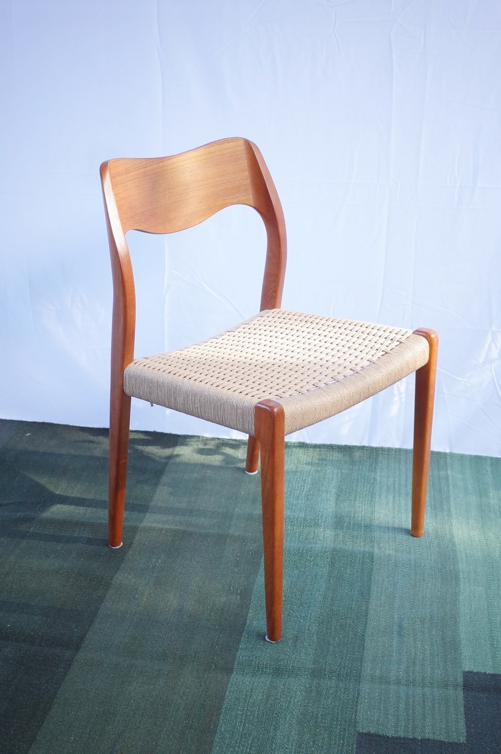 4 x Danish teak chairs Niels O.Møller model 71