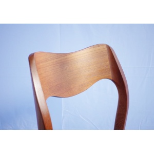 4 x Danish teak chairs Niels O.Møller model 71