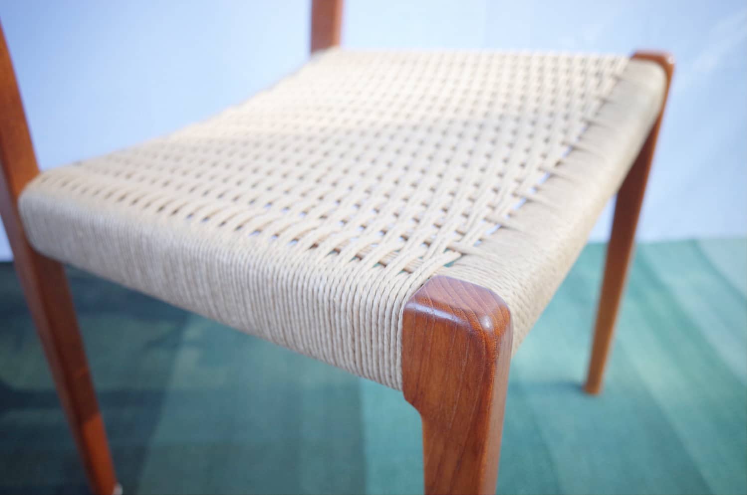 4 x Danish teak chairs Niels O.Møller model 71