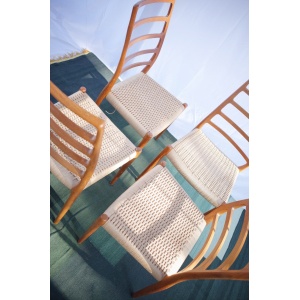 4 x Danish Niels Otto Møller chairs teak model 82