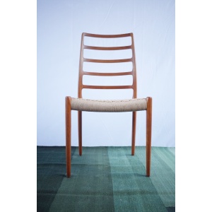 4 x Danish Niels Otto Møller chairs teak model 82
