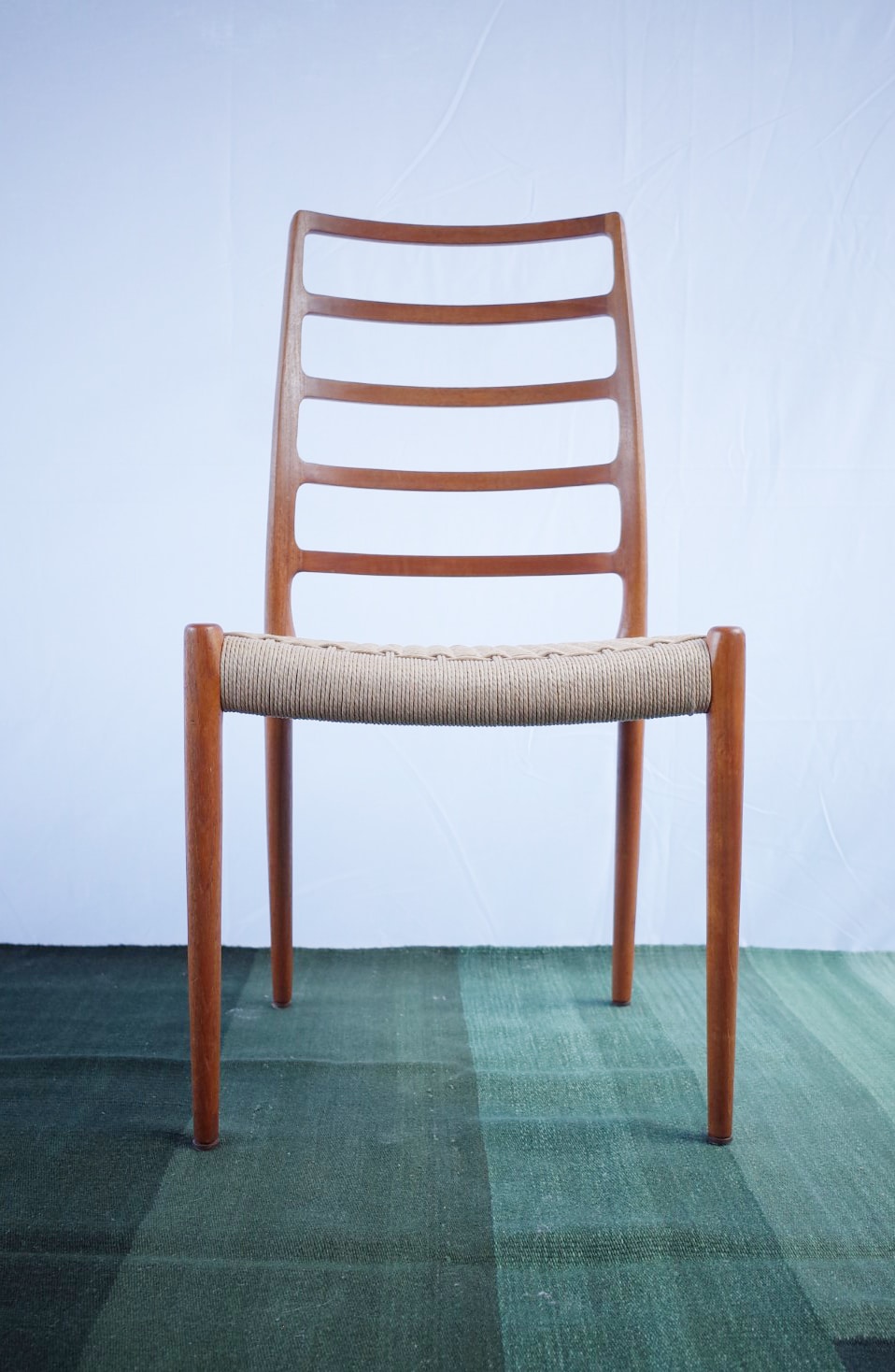 4 x Danish Niels Otto Møller chairs teak model 82