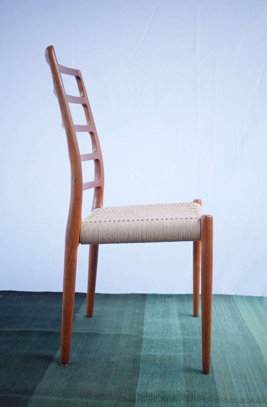 4 x Danish Niels Otto Møller chairs teak model 82