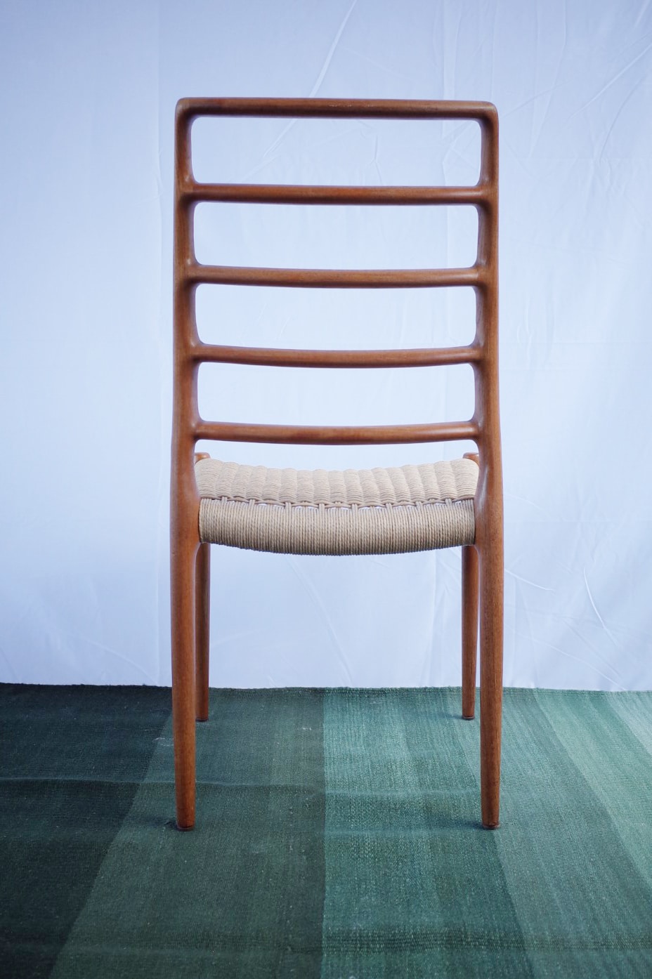 4 x Danish Niels Otto Møller chairs teak model 82