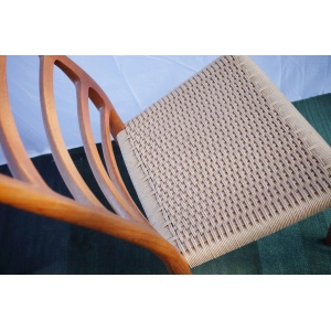 4 x Danish Niels Otto Møller chairs teak model 82