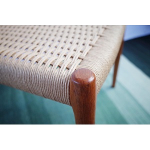 4 x Danish Niels Otto Møller chairs teak model 82