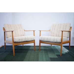 2 x Walter Knoll Antimott armchair vintage
