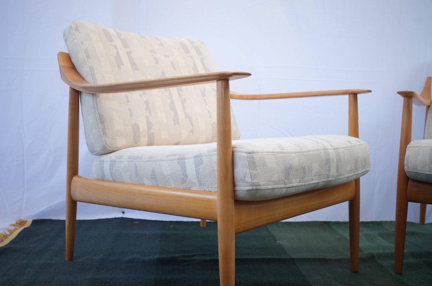 2 x Walter Knoll Antimott armchair vintage