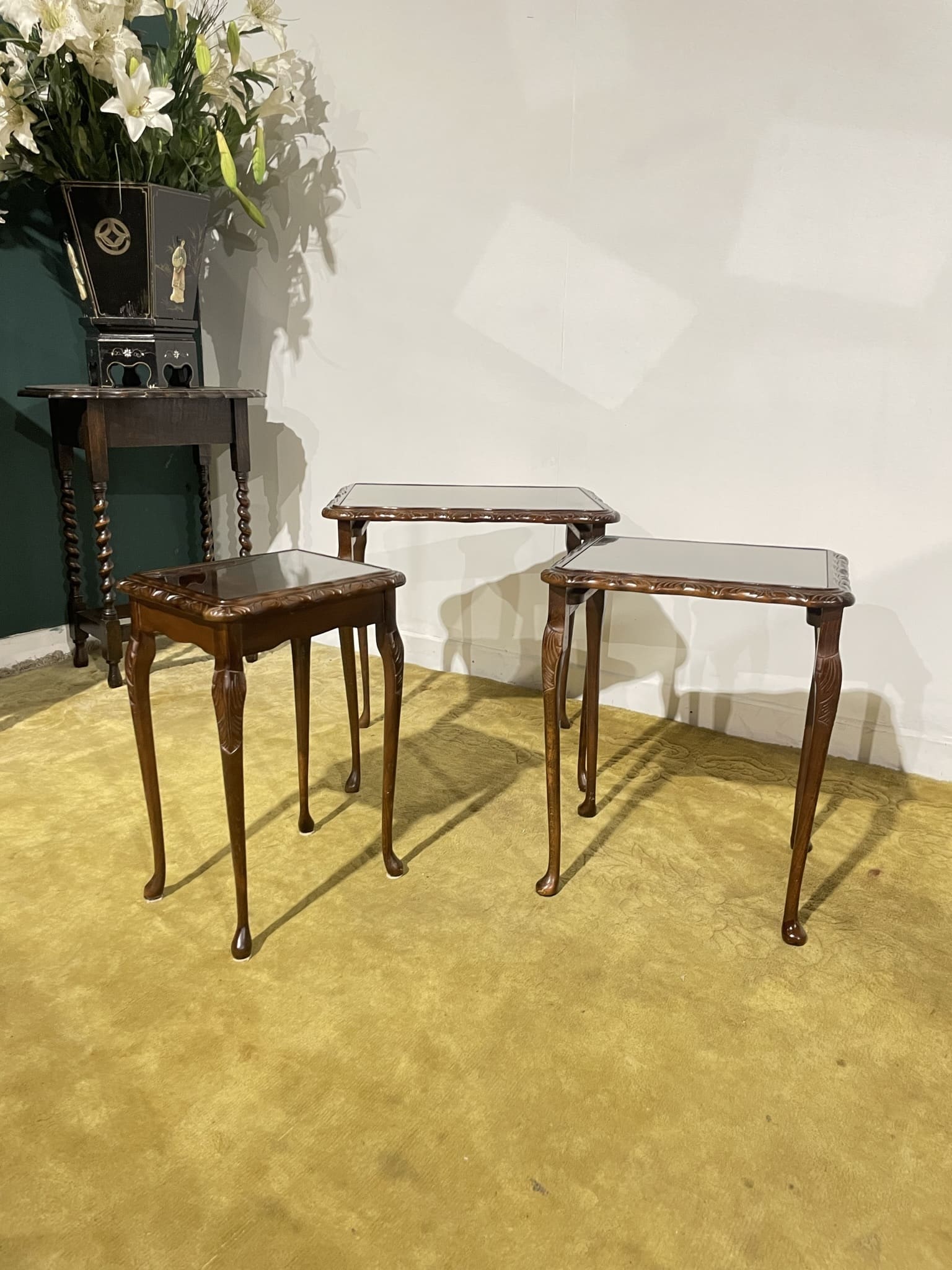 Reproduction Nest Of Three Tables