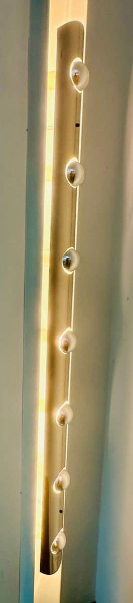 Unique Italian 7 Light Large Tronconi Totem Floor Lamp