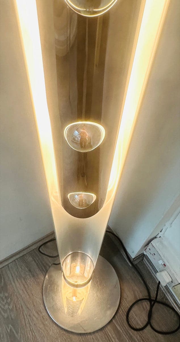 Unique Italian 7 Light Large Tronconi Totem Floor Lamp