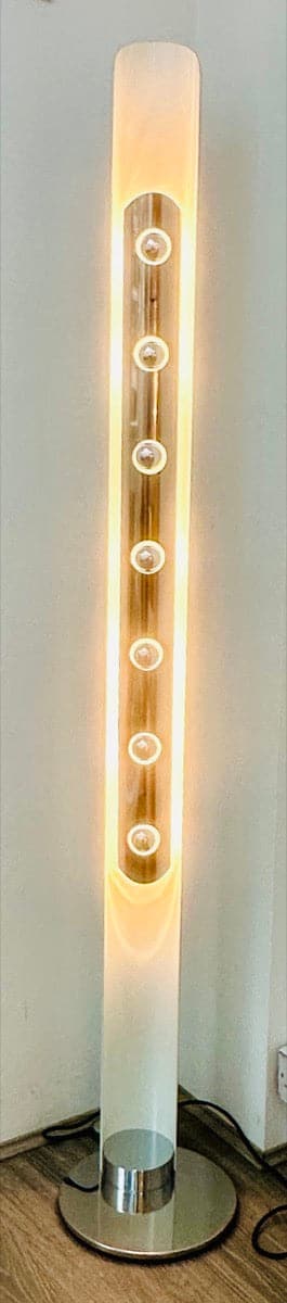 Unique Italian 7 Light Large Tronconi Totem Floor Lamp