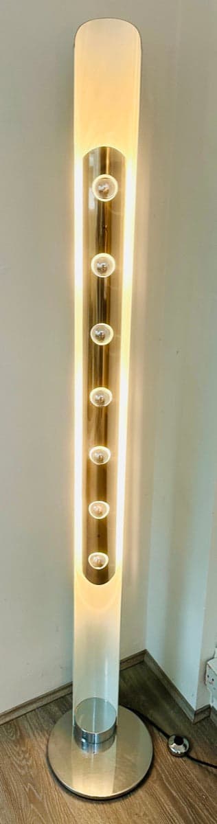 Unique Italian 7 Light Large Tronconi Totem Floor Lamp