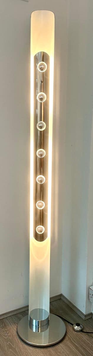 Unique Italian 7 Light Large Tronconi Totem Floor Lamp