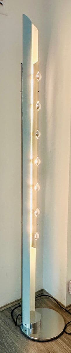 Unique Italian 7 Light Large Tronconi Totem Floor Lamp