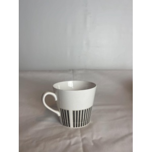 Royal Osbourne Fine Bone China 'Caprice' 1960. Mid Century Bone China, Modernist, Visually Striking, Retro 1960's Stripe Patterned