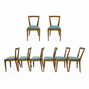 Eight Dining Chairs PONTI 940 by Gio Ponti for BBB Italia