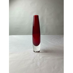 Swedish Glass Vases / Scandinavian / 60s / Mid Century Modern / Modernist / Collectible / Art Glass / Green / Blue / Red