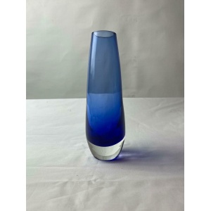 Swedish Glass Vases / Scandinavian / 60s / Mid Century Modern / Modernist / Collectible / Art Glass / Green / Blue / Red