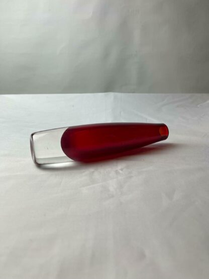 Swedish Glass Vases / Scandinavian / 60s / Mid Century Modern / Modernist / Collectible / Art Glass / Green / Blue / Red - Image 9