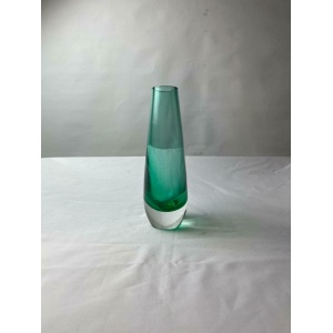 Swedish Glass Vases / Scandinavian / 60s / Mid Century Modern / Modernist / Collectible / Art Glass / Green / Blue / Red