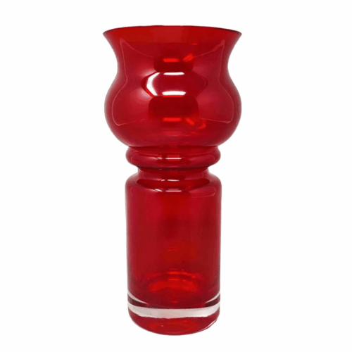 1970s Astonishing Tamara Aladin Vase Tulppaani (#1513) for Riihimaki/Riihimaen Lasi Oy